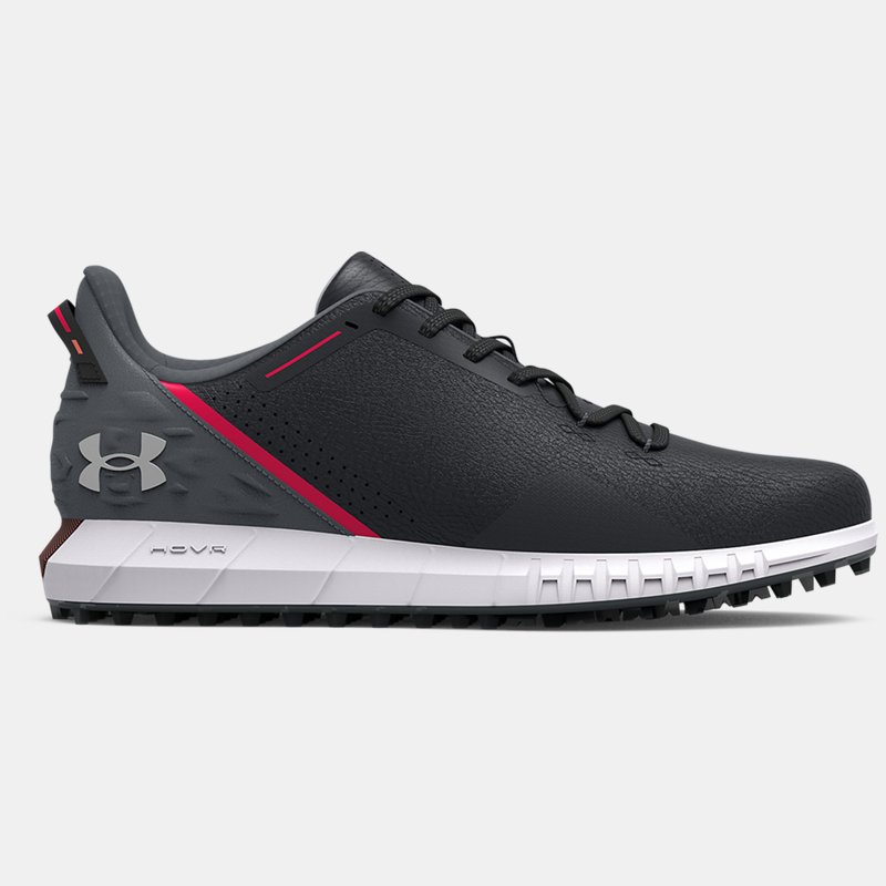 Men's Under Armour HOVR™ Drive Spikeless Wide (E) Golf Shoes Black / Pitch Gray / Metallic Silver 7.5
