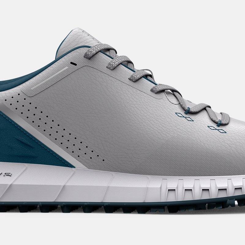 Men's  Under Armour  HOVR™ Drive Spikeless Wide (E) Golf Shoes Halo Gray / Static Blue / Metallic Silver 7