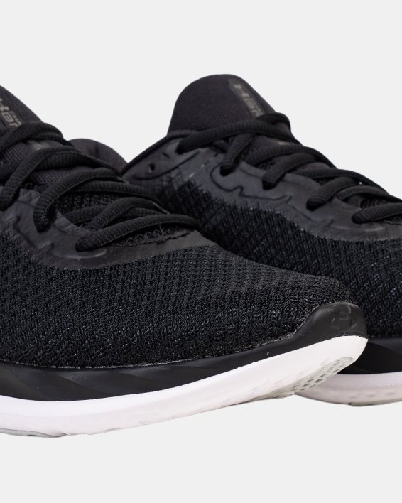 Men's UA Charged Breeze Running Shoes in Black image number 3
