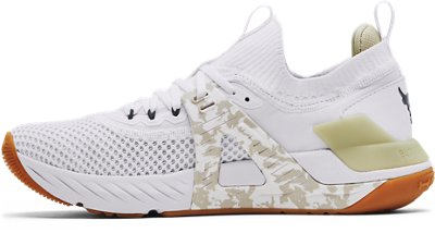 Men's Project Rock 4 Camo Training Shoes Under Armour ID