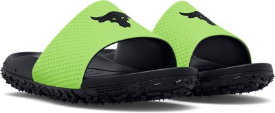 under armour project rock collection slide sandals