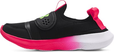 Girls' Grade School UA Runplay Fade Running Shoes image number 1