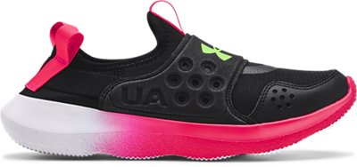 Girls' Grade School UA Runplay Fade Running Shoes image number 0