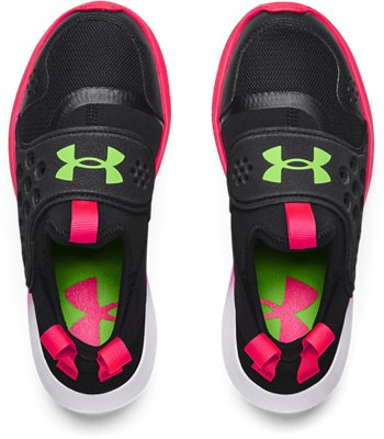 Girls' Grade School UA Runplay Fade Running Shoes image number 2