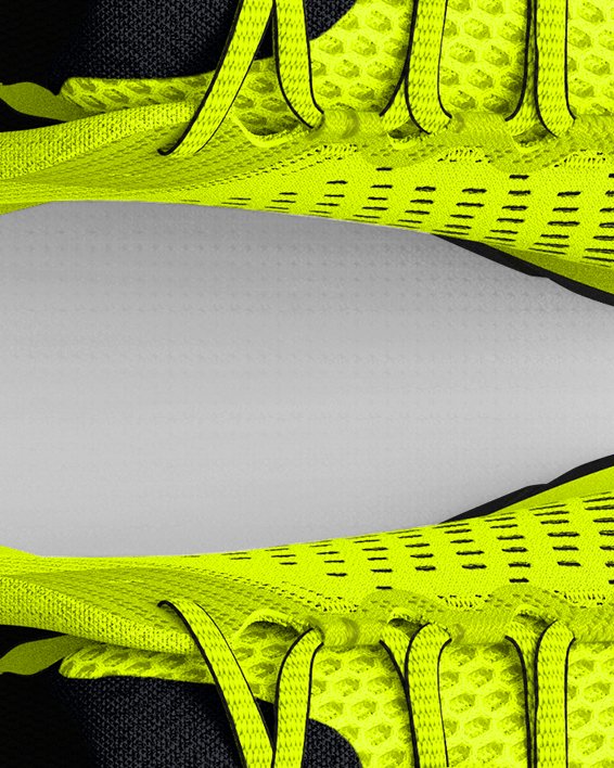 Tenis para Correr UA HOVR™ Turbulence para Hombre, Yellow, pdpMainDesktop image number 2