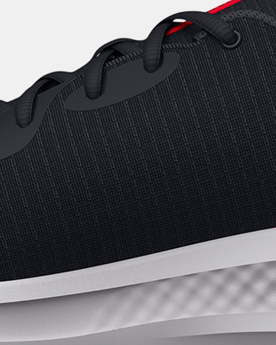 Men's UA Charged Pursuit 3 Tech Running Shoes, Black, pdpMainDesktop image number 1