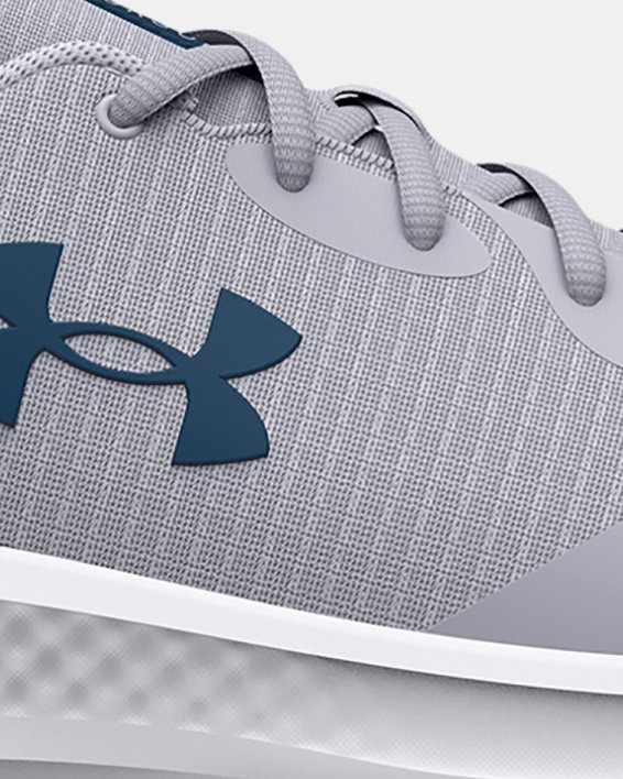Under Armour Charged Pursuit 3 Tech UA White Blue Men Running