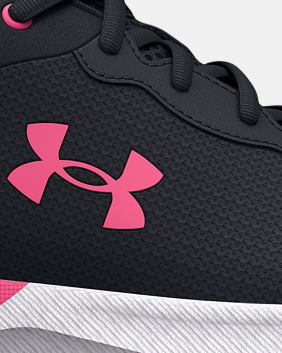 Girls' Grade School UA Charged Escape 4 Running Shoes, Black, pdpMainDesktop image number 0
