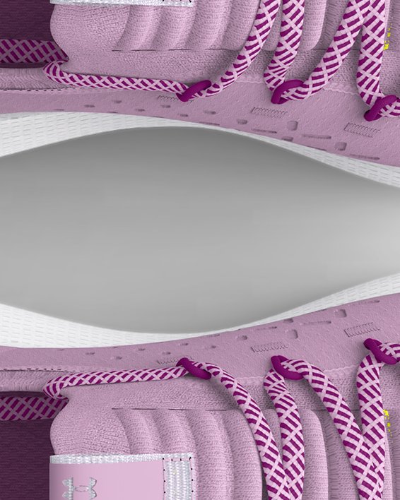 Chaussure de course UA HOVR™ Phantom 3 pour femme, Purple, pdpMainDesktop image number 2