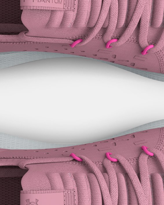 Women's UA HOVR™ Phantom 3 Running Shoes in Pink image number 2