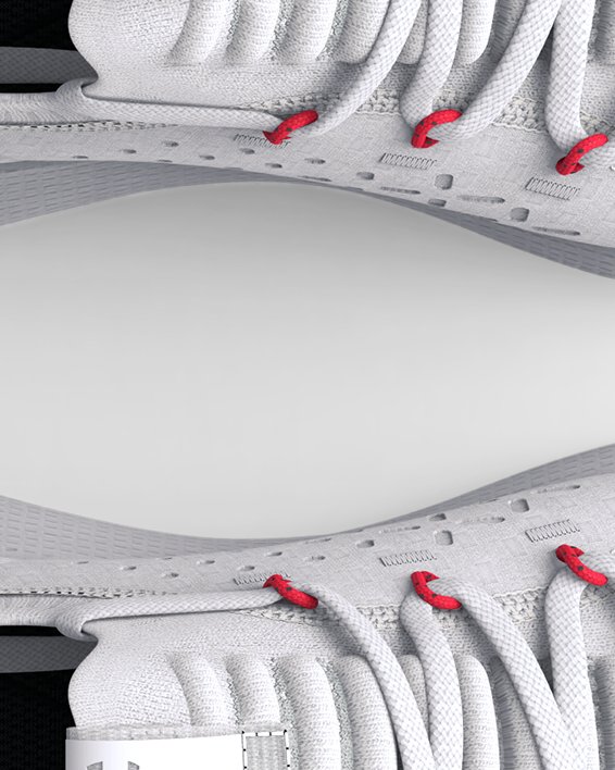 Men's UA HOVR™ Phantom 3 Metallic Running Shoes, White, pdpMainDesktop image number 2