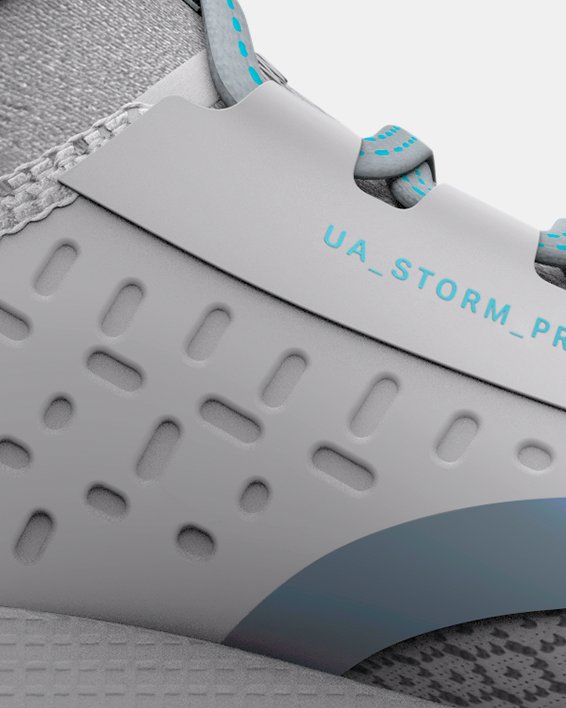 Unisex UA HOVR™ Phantom 3 Storm Running Shoes in Gray image number 6