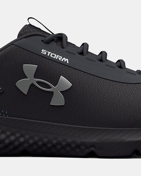 Men's UA Charged Rogue 3 Storm Running Shoes, Black, pdpMainDesktop image number 0