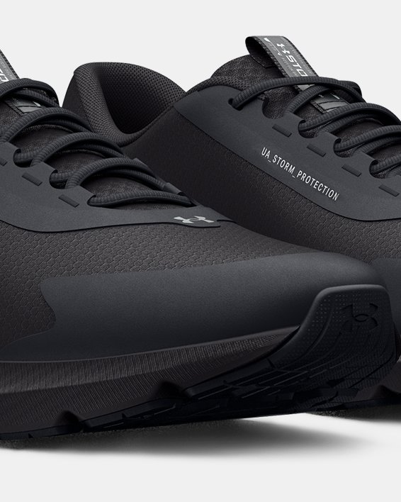 Men's UA Charged Rogue 3 Storm Running Shoes, Black, pdpMainDesktop image number 3