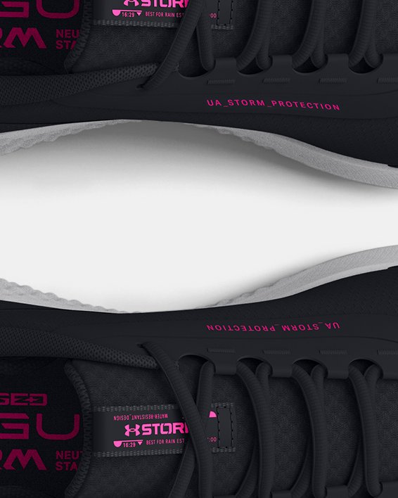 Chaussure de course UA Charged Rogue 3 Storm pour femme, Black, pdpMainDesktop image number 2
