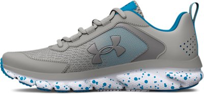 Boys' Grade School UA Assert 9 Speckle Running Shoes image number 1