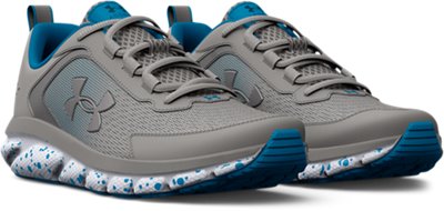 Boys' Grade School UA Assert 9 Speckle Running Shoes image number 3