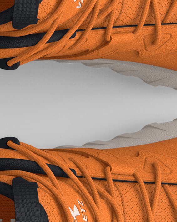 Botas tácticas de piel impermeables UA Micro G® Valsetz Trek Mid para hombre, Orange, pdpMainDesktop image number 2