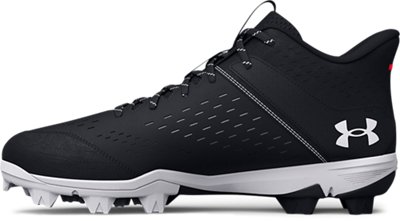 Tenis de b&eacute;isbol UA Leadoff Mid RM para Hombre, Black, pdpMainDesktop image number 1