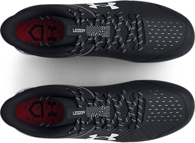 Tenis de b&eacute;isbol UA Leadoff Mid RM para Hombre, Black, pdpMainDesktop image number 2