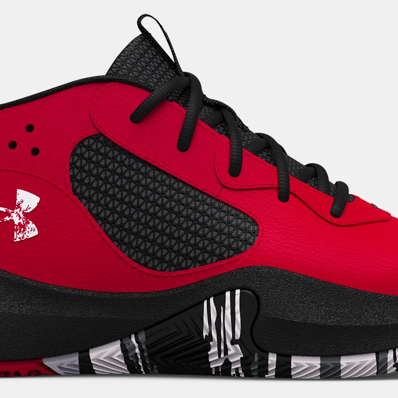Pre-School  Under Armour  Lockdown 6 Basketball Shoes Red / Black / White 13.5