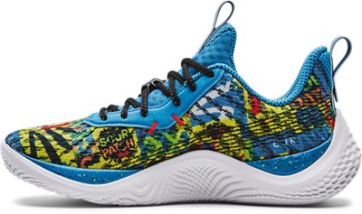 Tenis de B&aacute;squetbol Curry Flow 10 &ldquo;Sour Then Sweet&rdquo; Unisex, Blue, pdpMainDesktop image number 1