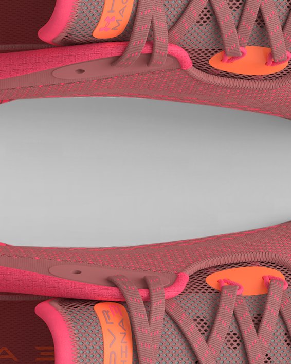 Women's UA HOVR™ Machina 3 Running Shoes in Red image number 2