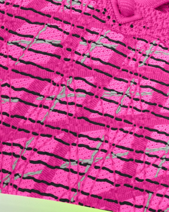 女士UA Flow Velociti Wind 2 CN跑鞋 in Pink image number 0