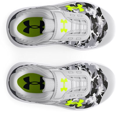 Boys' Infant UA Outhustle Printed Running Shoes, Gray, pdpMainDesktop image number 2