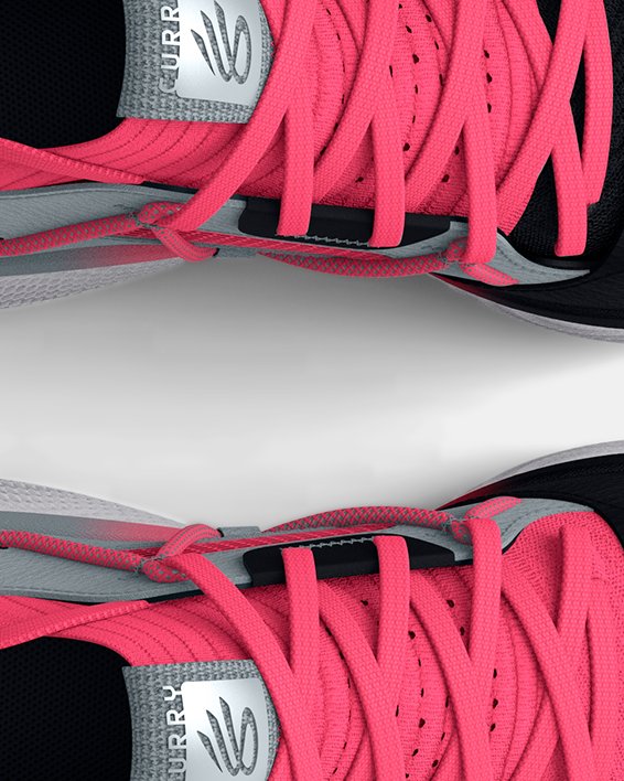 Unisex Curry Flow Cozy Sportstyle Shoes in Pink image number 2