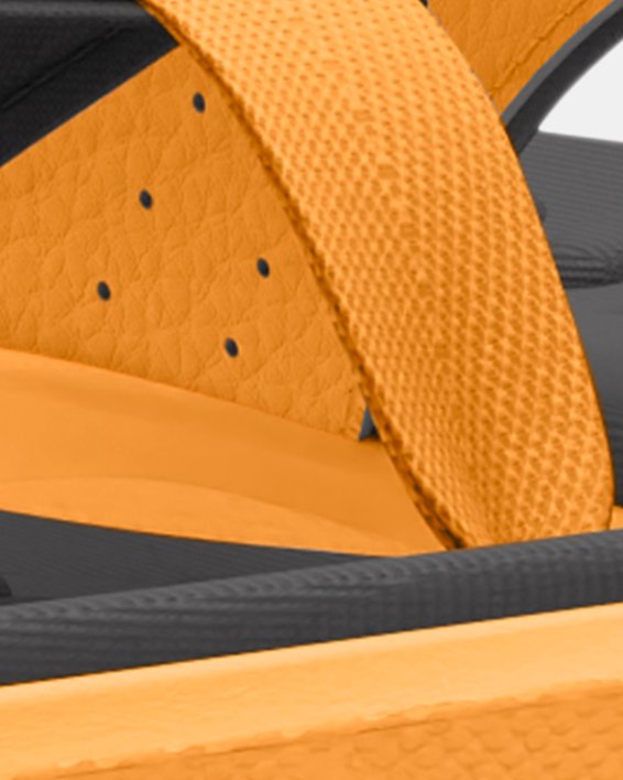 Men's UA Ignite Pro Sandals in Orange image number 3