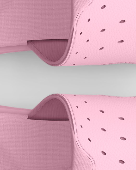 Women's UA Ignite Pro Slides in Pink image number 2