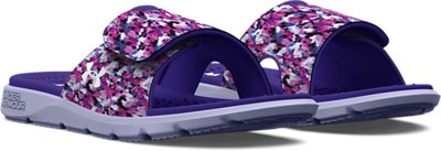 Sandalias UA Ignite Pro Graphic Strap para Mujer, Pink, pdpMainDesktop image number 3