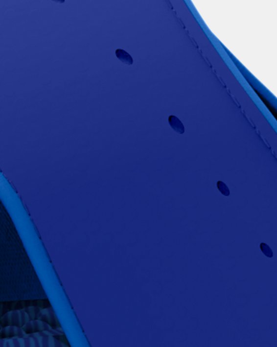 Women's UA Ignite Pro Graphic Footbed Slides in Blue image number 1