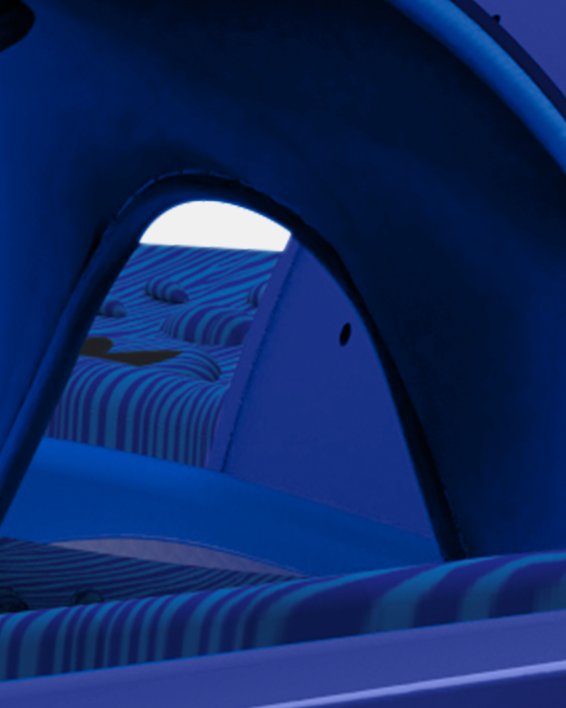 Women's UA Ignite Pro Graphic Footbed Slides in Blue image number 3