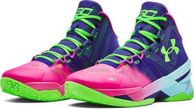Unisex Curry 2 Retro Basketball Shoes image number 3