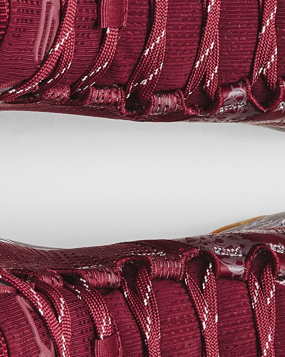 Unisex Curry 2 Retro Basketball Shoes, Red, pdpMainDesktop image number 2