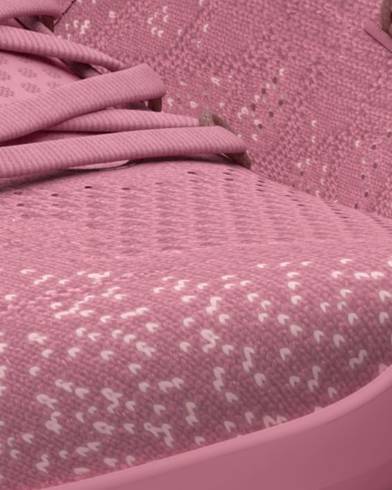 Women's UA Velociti 3 Running Shoes in Pink image number 3