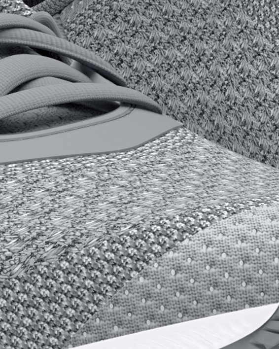 Men's UA HOVR™ Intake 6 Running Shoes in Gray image number 3