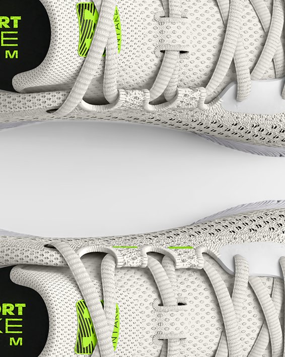 女士UA HOVR™ Intake 6跑鞋 in White image number 2