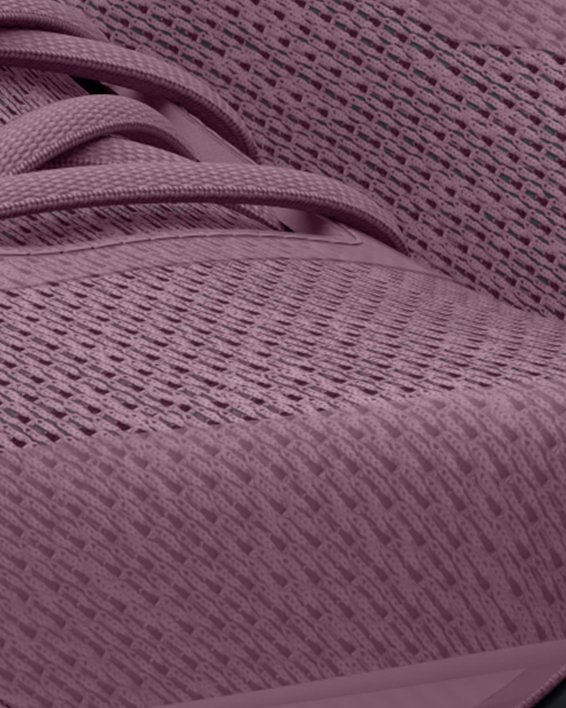 Tenis para correr UA Charged Rogue 3 Knit para mujer, Purple, pdpMainDesktop image number 3