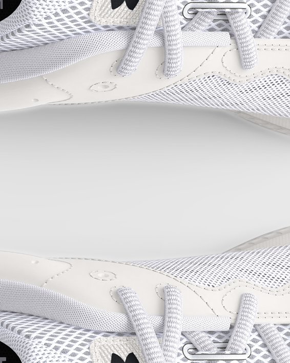 Men's UA Charged Assert 10 Running Shoes, White, pdpMainDesktop image number 2