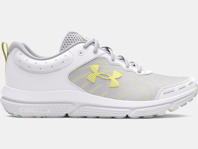  Under Armour Charged Assert 9 Jet Gray/Pink Elixir