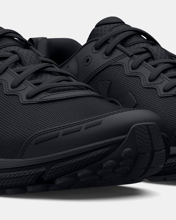 Boys' Grade School UA Assert 10 Running Shoes in Black image number 3