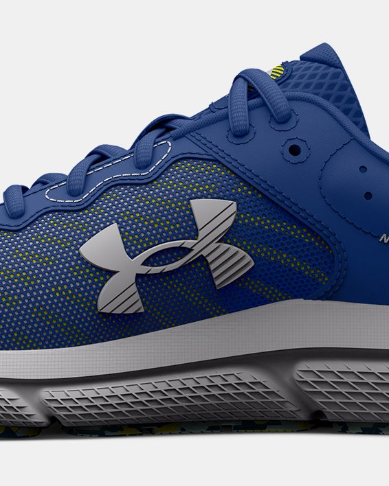 Boys' Grade School UA Assert 10 Running Shoes, Blue, pdpMainDesktop image number 1