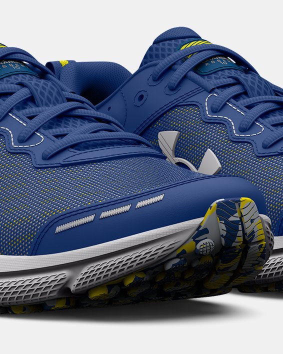 Boys' Grade School UA Assert 10 Running Shoes, Blue, pdpMainDesktop image number 3