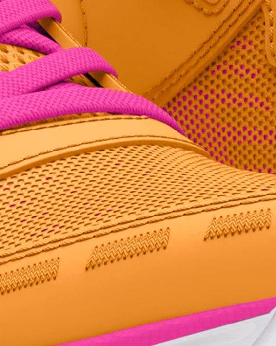 Chaussures de course UA Assert 10 AC pour filles d'âge préscolaire