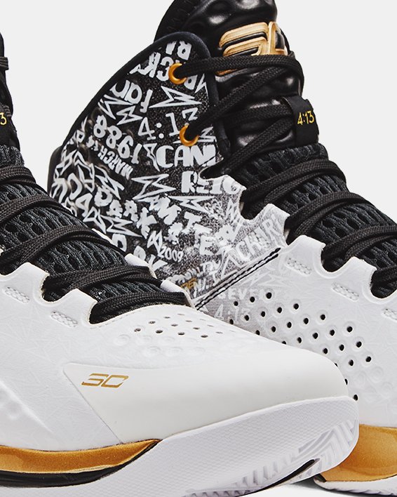 Unisex Curry 1 Retro 'Back-to-Back MVP' Pack Basketball Shoes 