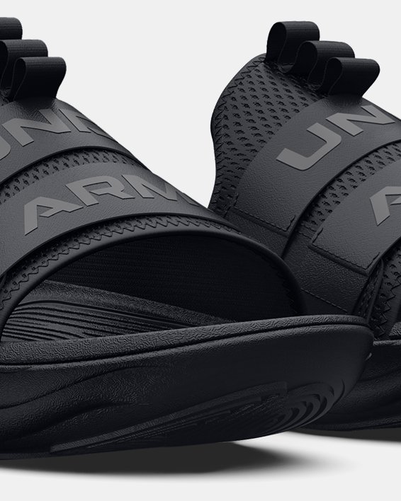 รองเท้าแตะ UA Alpha 2.0 ยูนิเซ็กส์ in Black image number 3