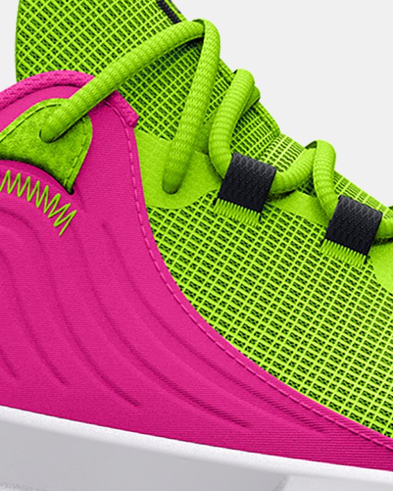 Unisex UA Flow FUTR X 2 Basketball Shoes in Green image number 0